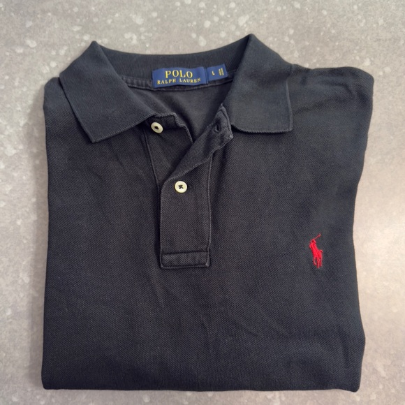 Polo Ralph Lauren Other - Polo Ralph Lauren Classic Black Short Sleeve Polo Shirt - Size L